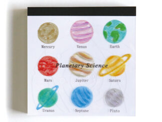 Memo pad square Planet Greenflash
