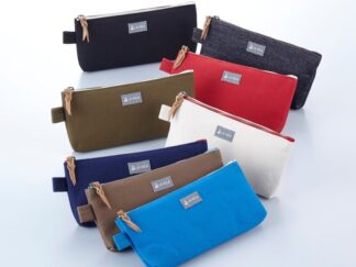 LA VELA Kinari Canvas Flat PenCase by Gulfstream